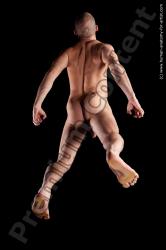 Nude Man White Muscular Short Brown Standard Photoshoot Realistic